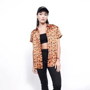 Wildfang the empower satin button up